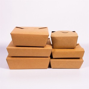 Kotak Makan Siang Kertas Sekali Pakai