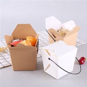 Kotak Kertas Kraft Dengan Pegangan